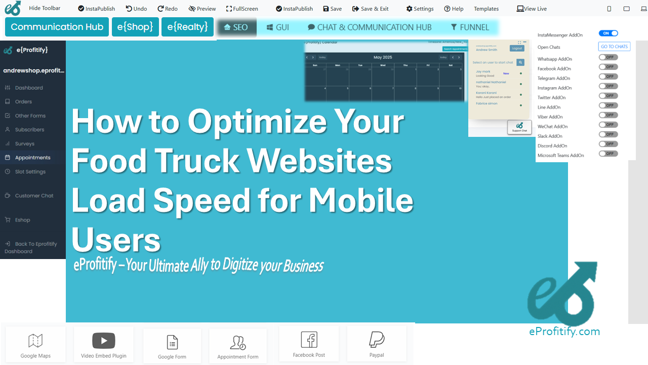 How to Optimize Your Food Truck Websites Load Speed for Mobile Users